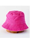 WASHED BUCKET HAT - hot pink